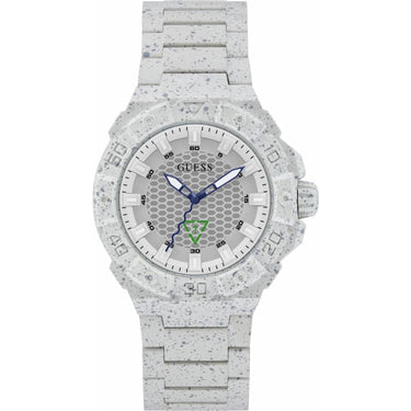 Guess Armbanduhr Active Life Pacific OCEAN PLASTIC weiß GW0507G2